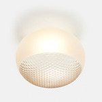 Print Ceiling Light - Matte White / Clear / Frosted Glass