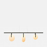 Gala 72 Pendant - Matte Black / Frosted