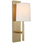 Clarion Wall Sconce - Overstock - Soft Brass / Linen