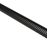 Light Channel 0.6 Tunable White Recessed Millwork 24V - Antique Bronze / Diffused Lens / Black Louver