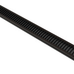 Light Channel 0.6 Tunable White Recessed Millwork 24V - Antique Bronze / Clear Lens / Black Louver