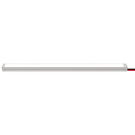 Light Channel 0.6 Micro Grazer TruColor RGBTW Surface 24V - Satin Aluminum / Linear Frosted Lens