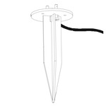 Tube Spike Mounting Accessory - Olive