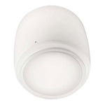 Bot Ceiling Light - Floor Model - Glossy White / White Crystal