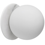 Burlat Wall Sconce - Alabaster / White