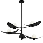 Christobel Chandelier - Matte Black / White