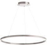 Circulo Color-Select Chandelier - Silver / White