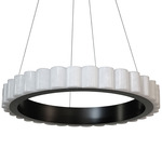 Celeste Chandelier - Matte Black / Alabaster