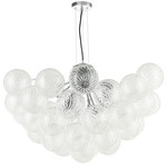 Charlize Chandelier - Polished Chrome / Clear