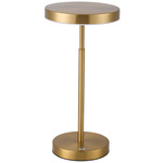 Francine Table Lamp - Aged Brass / Frosted