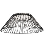 Georgette Ceiling Light - Black / White