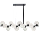 Giovanna Linear Pendant - Matte Black / Alabaster Giovanna Linear Pendant - Matte Black / Alabaster