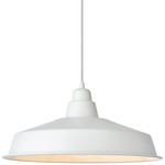 Olya Pendant - Matte White