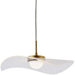 Percival Pendant - Aged Brass