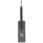 Percy 1 Light Pendant - Matte Black