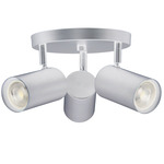 Taylor 3 Light Track Light - Satin Chrome