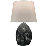 Tillie Table Lamp - Black / Beige