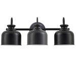 Wrigley Bathroom Vanity Light - Matte Black