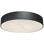 Walsh LED Flush Mount - Matte Black / Alabaster
