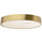 Walsh LED Flush Mount - Aged Brass / Alabaster