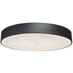 Walsh LED Flush Mount - Matte Black / Alabaster