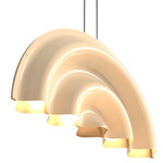 Doppler Pendant - Glossy Ivory