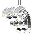 Doppler Triple Pendant - Chrome