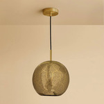Aria Pendant - Polished Brass