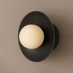 Dome Wall Sconce - Gunmetal