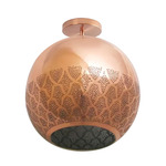 Nur Reversed Ceiling Light - Copper