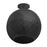 Nur Reversed Ceiling Light - Gunmetal