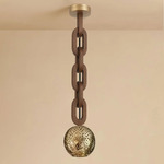 Riad Chain Pendant - Brass