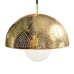 Zana Pendant - Brass