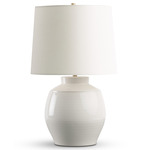 Genoa Table Lamp - White / Off White
