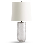 Felicia Table Lamp - Clear / Off White