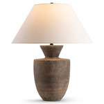 Jasper Table Lamp - Brown / Off White