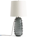 Livorno Table Lamp - Grey / Off White