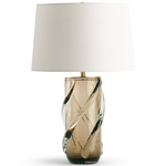Christina Table Lamp - Brown / Off White