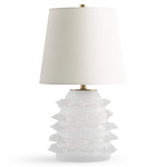 Booth Table Lamp - Frosted / Off White