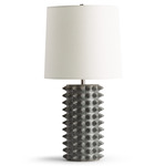 Geller Table Lamp - Grey / Off White