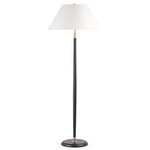 Salem Floor Lamp - Black / Off White