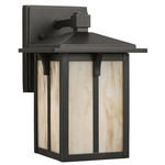 Tomek Champagne Outdoor Wall Sconce - Antique Bronze / Champagne