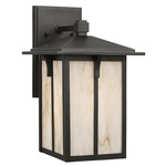Tomek Champagne Outdoor Wall Sconce - Antique Bronze / Champagne
