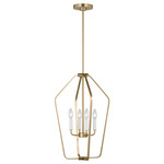 Kennan Chandelier - Satin Brass