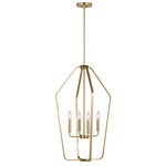Kennan Chandelier - Satin Brass