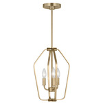 Kennan Chandelier - Satin Brass