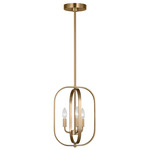 Loretto Chandelier - Satin Brass