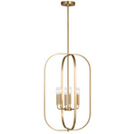 Loretto Chandelier - Satin Brass
