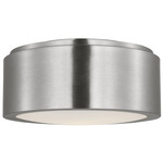 Albee Ceiling Flush Light - Brushed Nickel / Opal Etched