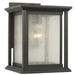 Audley Outdoor Wall Light - Antique Bronze / Distressed Seeded